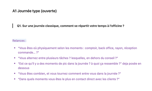 Guide entretien
